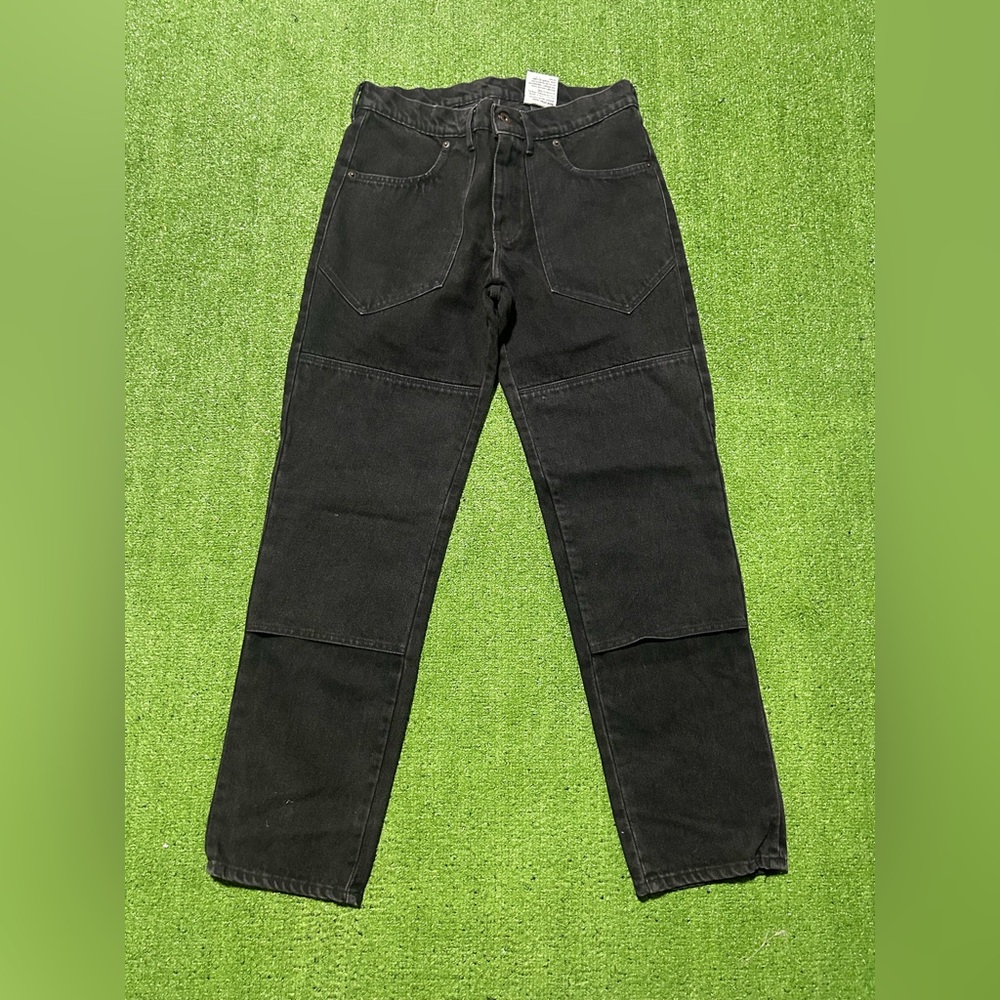 GAMINE Madame X Dungaree Womens Jeans Size 31 High Rise Denim Bucklebacks
